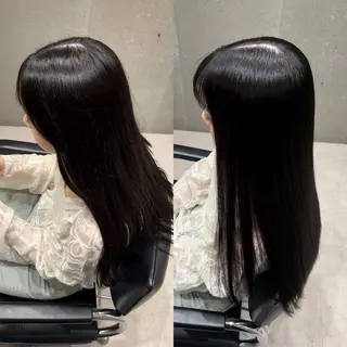 セミロング 髪質改善ヘアケア 艶髪特化/上田のヘアスタイル