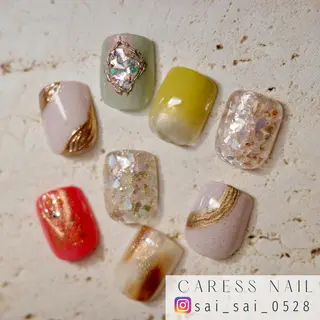 ネイル caress  nail カレスネイル　代々木上原所属・カレスネイル さいのネイルデザイン