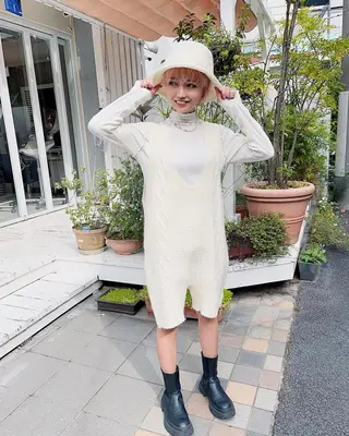 ミディアム カラー ヘアアレンジ 韓国/髪質改善💘 櫻井かれんのヘアスタイル