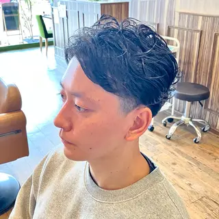 ショート パーマ メンズ hair make an nico(ヘアーメイクアンニコ)所属・森田 研司のヘアスタイル