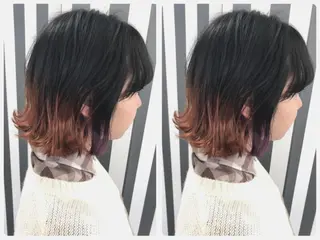 ミディアム カラー パーマ ヘアアレンジ メンズ 美容室 ソンリエのヘアスタイル