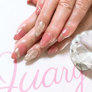 セミロング ネイル 💎ビューティサロン 湘南　RIRAN💎のネイルデザイン