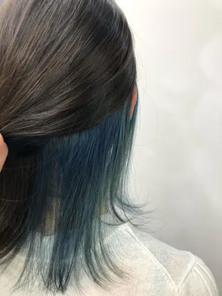 ミディアム 🌟髪質改善ケアカラ ー美髪縮毛矯正y🌟のヘアスタイル