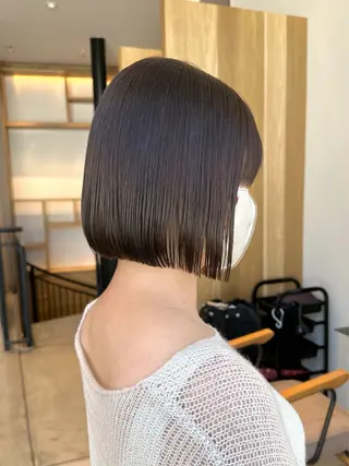 ショート sea by luvismけやき通り2号店所属・ボブ/ショート/ 縮毛矯正/岸本恭明のヘアスタイル