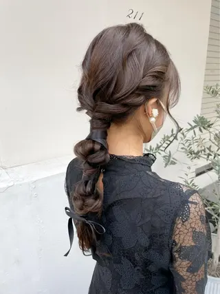 ヘアアレンジ celeste所属・KAI RIKAのヘアスタイル