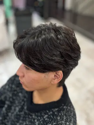 パーマ メンズ 髪質改善縮毛５０％ OFF/吉田 響歌♡のヘアスタイル