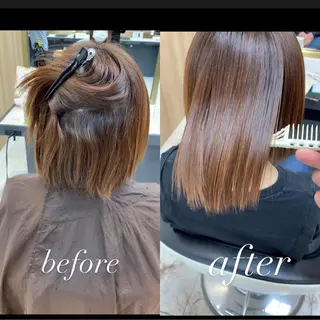 ショート カラー パーマ EARTH葛西所属・葛西 縮毛矯正のプロ ブリーチ矯正 青木俊のヘアスタイル