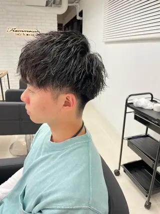 ショート カラー パーマ ヘアアレンジ メンズ 🔥メンズ特化🔥 木村 祐太のヘアスタイル