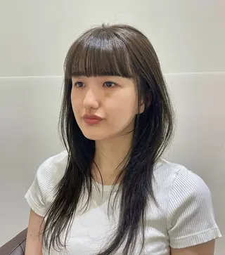 ロング ❤︎︎韓国ヘア❤︎︎ 𝑺𝒉𝒊𝒉𝒐のヘアスタイル