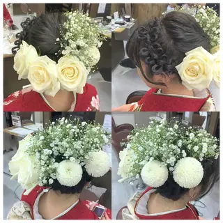 ショート ミディアム セミロング ロング カラー ヘアアレンジ ハイトーン特化🤍 浦住のヘアスタイル