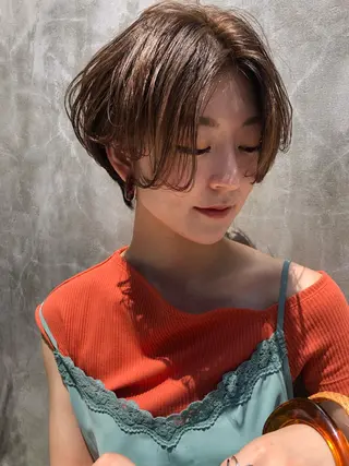 ショート カラー 🌈圧倒的デザイン力 内井省吾のヘアスタイル