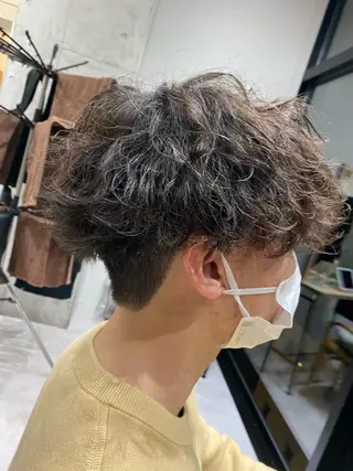 ミディアム パーマ メンズ Dxxxx III所属・女性目線の大人 メンズ*Ayakaのヘアスタイル