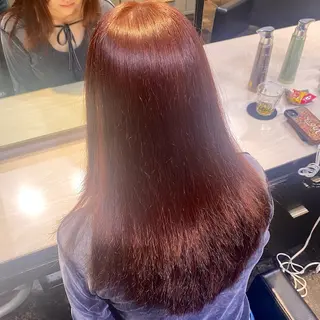 セミロング カラー 髪質改善🪽🎀 みおのヘアスタイル