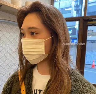 ロング カラー ヘアアレンジ 押切 響　のヘアスタイル