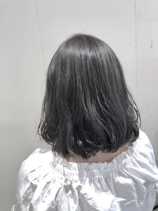 ミディアム カラー パーマ ヘアアレンジ 【ツヤ髪美容師】 ツダケイスケのヘアスタイル