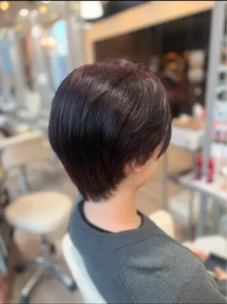 メンズ ヘアーメイクWiLL梅田店所属・艶カラー✨／ 荒堀 結香のヘアスタイル