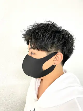 ショート パーマ メンズ 【東北メンズヘア1 位受賞🥇】本間祐太のヘアスタイル