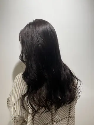 ロング カラー 梨ア .のヘアスタイル