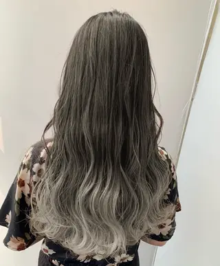 ロング CIERA.心斎橋 ブリーチ/ハイライト/バレイヤージュ【シエラ】所属・ハイトーン/ 心斎橋/龍之介のヘアスタイル