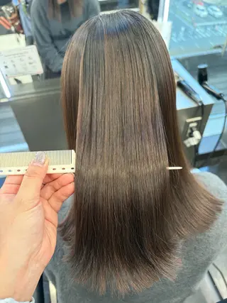 セミロング カラー🌈/カット /栄/misa👻のヘアスタイル