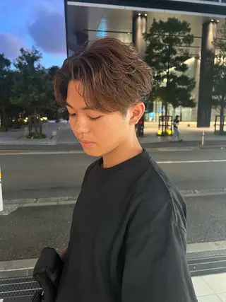 メンズ 毛流れフェザー スタイル🔹竹内凌のヘアスタイル