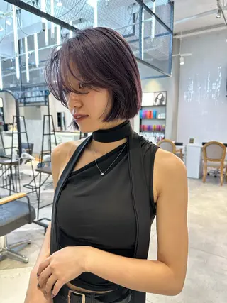 ショート 🐈‍⬛韓国ヘア カノン♥️のヘアスタイル