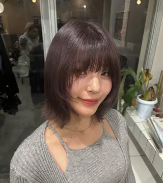 カラー HIKARIS所属・透明感/くすみカラー yukinaのヘアスタイル