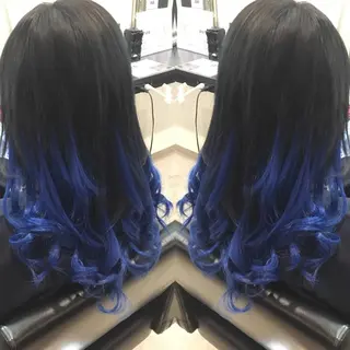 ミディアム カラー 💓シールエクステ ルミエールのヘアスタイル