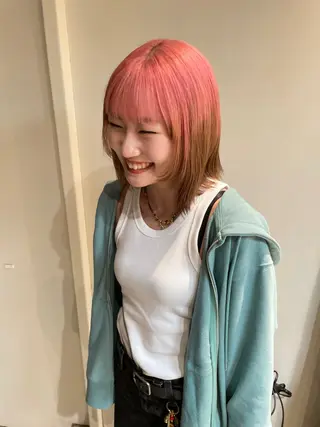 ミディアム fubuki🪷 似合わせカットカラーのヘアスタイル