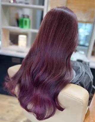 ロング カラー Lapis新宿店所属・あ お💖のヘアスタイル