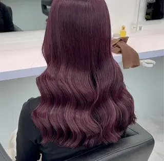 セミロング カラー エクステモデル 募集💖まなみのヘアスタイル