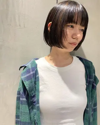 ショート hemm,hemm.所属・ショート・ボブ MIKUのヘアスタイル