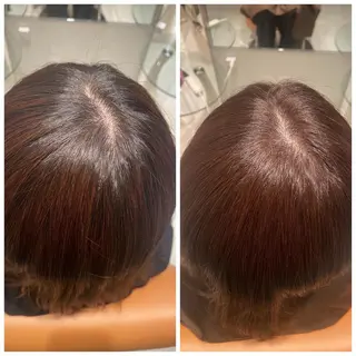 ミディアム ダダキュービッグ 渡辺 ミウのヘアスタイル