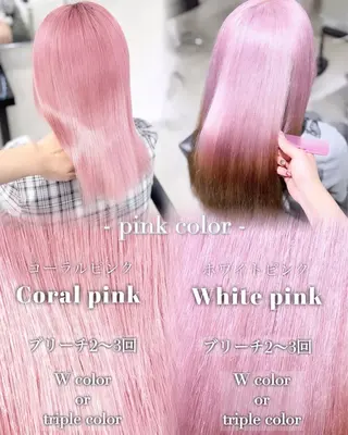 カラー ヘアアレンジ 艶髪ハイトーン/ ブロンド/Nagiのヘアスタイル