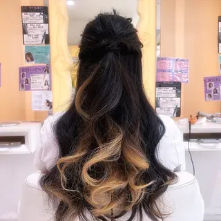 ロング ヘアアレンジ 東出 レイ🕊のヘアスタイル