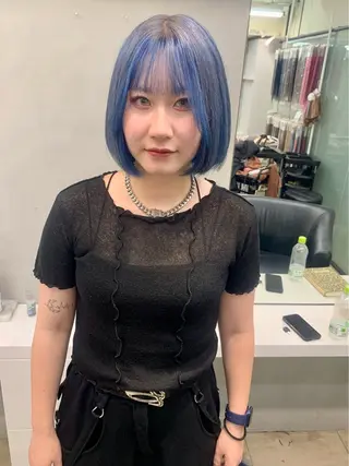 ショート カラー ヘアアレンジ 個性爆弾💣 ダブルカラー/ゆかのヘアスタイル