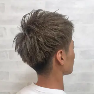 カラー メンズ 似合わせ/透明感カラ ー/QUATRO谷口のヘアスタイル