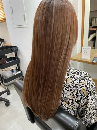 ロング カラー 🐬脱白髪染めカラー 清水大世🐬のヘアスタイル