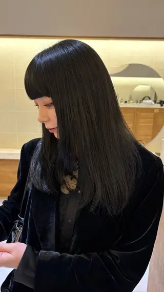 ロング カラー 《無料カットモデル / perm》ナミのヘアスタイル