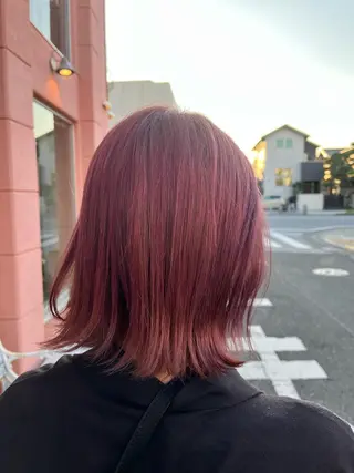 カラー 縮毛矯正/髪質改善/ ハイトーン/Makoのヘアスタイル