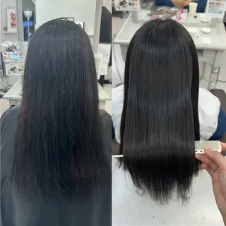 ロング 山崎結菜 🫧透明感カラーのヘアスタイル