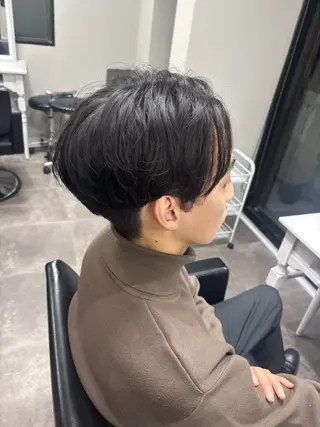 ショート メンズ アンククロス横浜関内店所属・ブリーチカラーカット /miinaのヘアスタイル