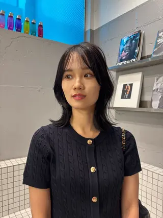 ミディアム 🦋女子ウケメンズ パーマYUI🦋のヘアスタイル