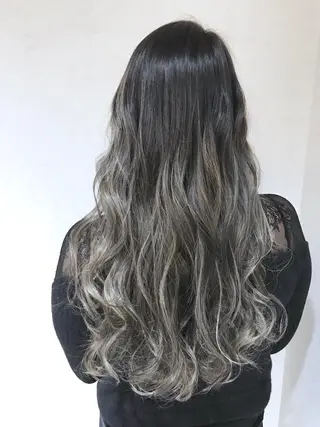ロング カラー パーマ ヘアアレンジ filo byFeria渋谷所属・縮毛矯正/美髪 髪質改善/石田幸輔のヘアスタイル