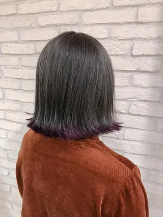 ミディアム カラー HAUS 片山みほのヘアスタイル