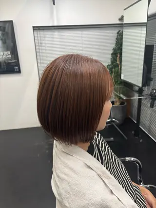 ミディアム カラー ブリーチモデル募集 古内柊のヘアスタイル