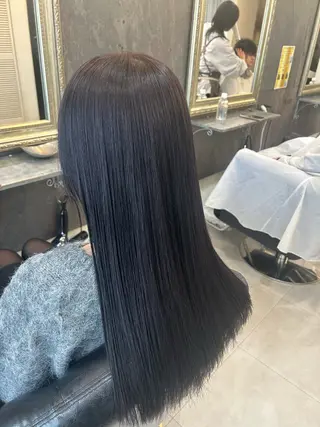 カラー ケアブリーチ/透明感 ピンクカラー/ふうとのヘアスタイル