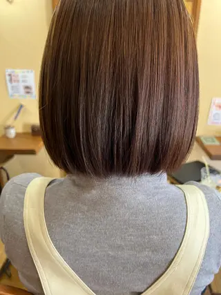 ミディアム 福田 竜士のヘアスタイル