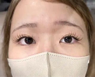 マツエク・マツパ 🤍束感マツエク /難波/moe/🤍のマツエク・マツパデザイン