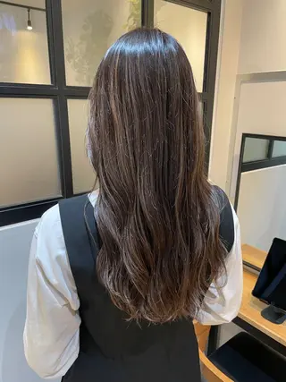 ロング カラー ハイトーン/カラー/ 用賀/稲若健太郎のヘアスタイル